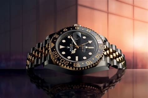 black and gold rolex gmt